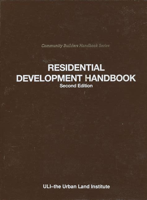 residential development handbook development handbook series PDF
