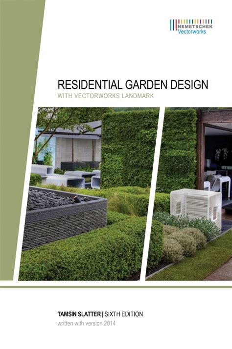 residential garden design with vectorworks landmark 6th edition Reader