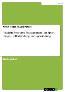 resource management sport golferbindung gewinnung Kindle Editon