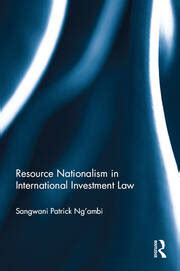 resource nationalism international investment law Kindle Editon