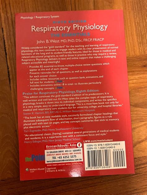 respiratory physiology the essentials 9th edition Doc