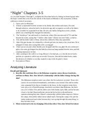 responding question night chapters 3 through 5 PDF