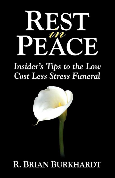 rest in peace insiders tips to the low cost less stress funeral Kindle Editon