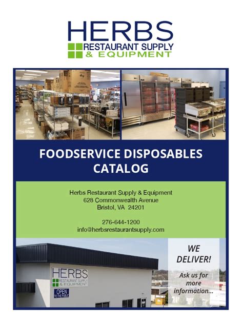 Restaurant Supply Catalog