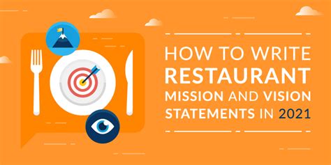 restaurant vision statement examples