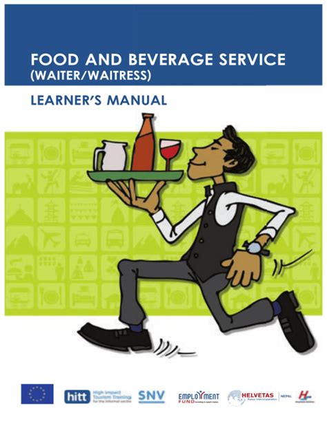 restaurant waiter training manual pdf Epub