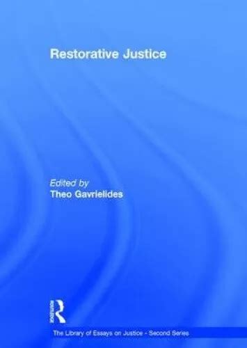 restorative justice international library of justice second series Doc