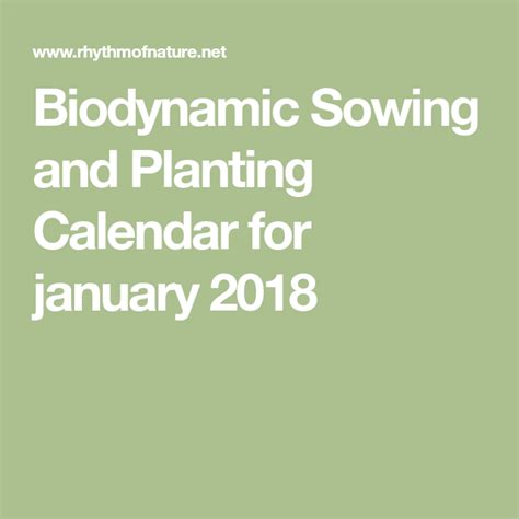 results from the biodynamic sowing and planting calendar Kindle Editon
