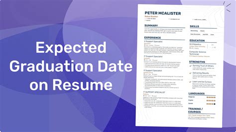 resume expected graduation date