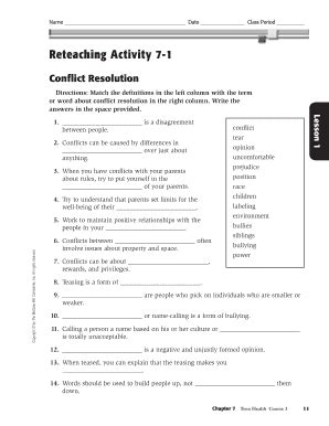 reteaching activity 16 4 answers PDF