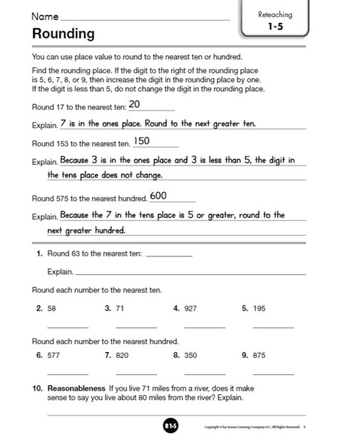 reteaching activity 5 2 answers Reader