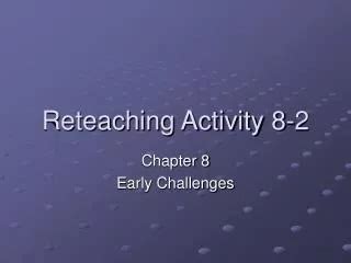 reteaching activity 8 2 answers Doc