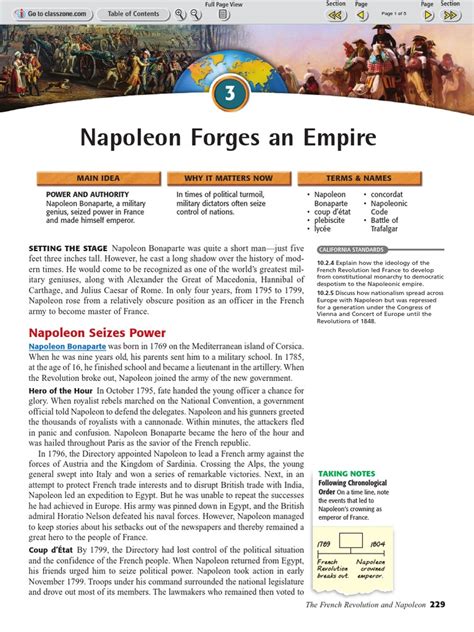 reteaching activity napoleon forges an empire answers Epub