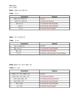 reteaching connecting algebra to proofs answers PDF