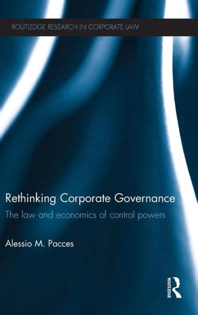 rethinking corporate governance economics control PDF