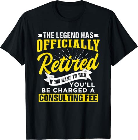 retired t shirt