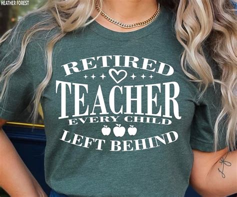 retired teacher shirt