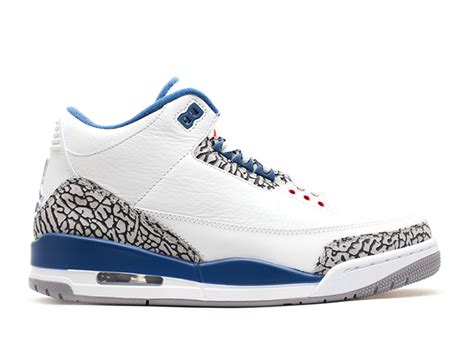 retro 3 blue jordans