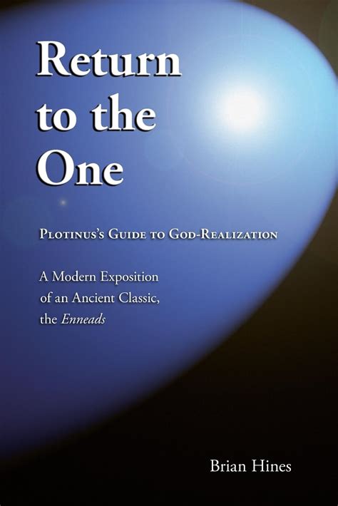 return to the one plotinuss guide to god realization PDF