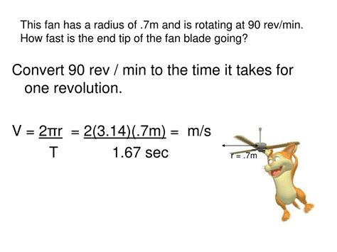 rev/min to m/s