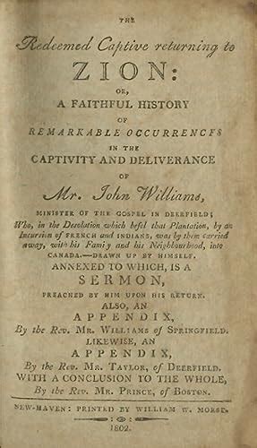 rev williams captive indians 1703 1706 PDF