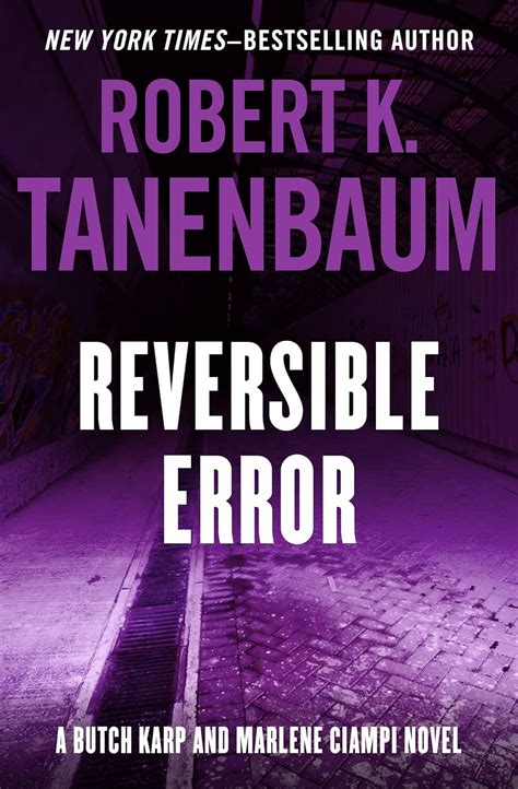 reversible error butch karp and marlene ciampi series book 4 Doc