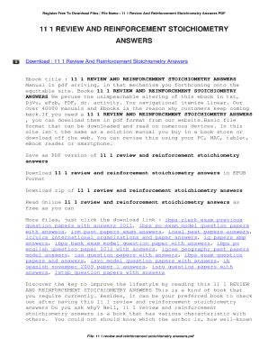 review and reinforcement stoichiometry answers Reader