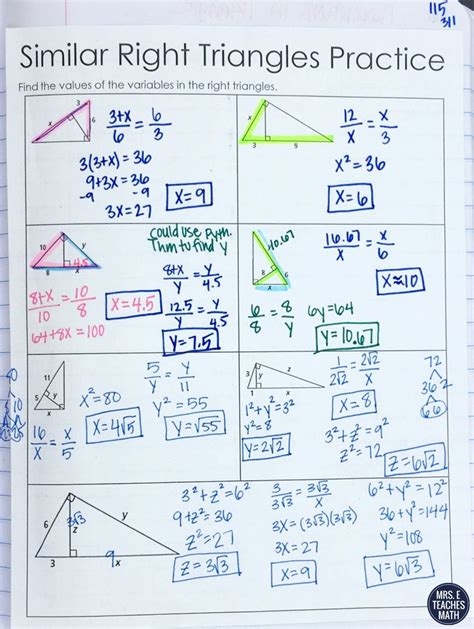 review proportions in similar figures answers Doc