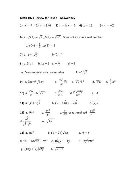 review sheet calculations test 2 answer key Epub