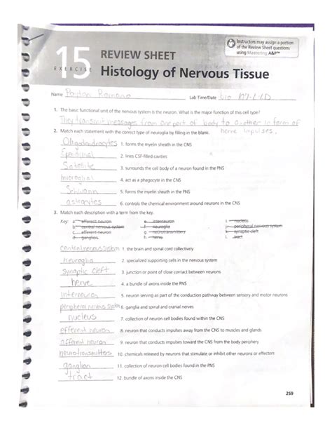 review sheet exercise 38 answers histology Reader