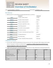 review sheet exercise 7 answers PDF