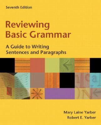 reviewing basic grammar a guide to writing sentences and paragraphs with mywritinglab student access code card Epub