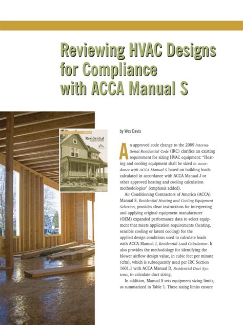 reviewing hvac designs for compliance with acca manual s 12 Kindle Editon