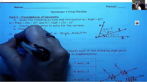 revised fall 2014 geometry honors semester one review Epub