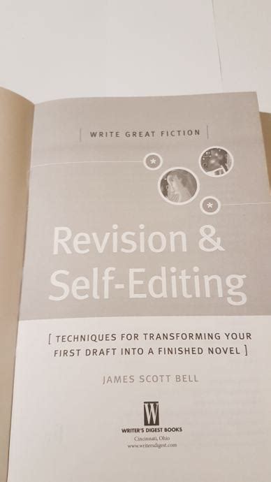 revision and self editing write great fiction PDF