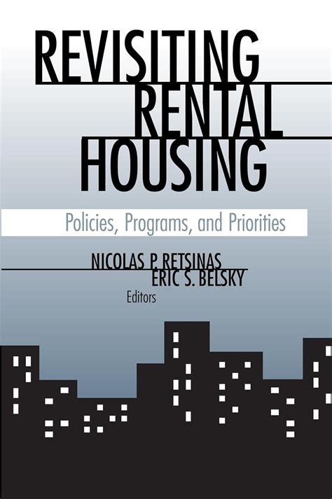 revisiting rental housing policies programs and priorities Kindle Editon