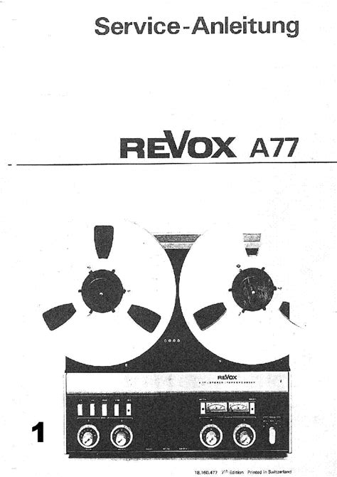 revox a77 service manual Kindle Editon
