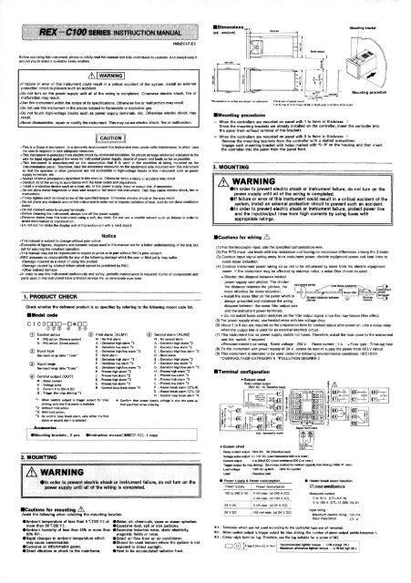 rex c100 instructions pdf Reader