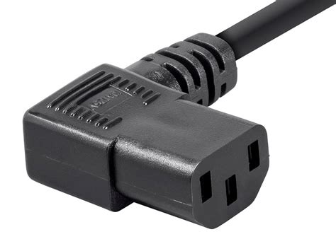 rght angle power cord to iec