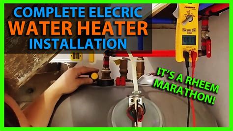 rheem electric water heater installation instructions Kindle Editon