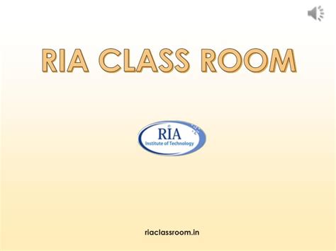 ria classes