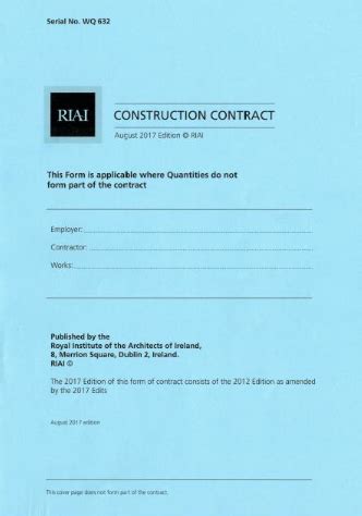 riai blue form of contract Kindle Editon