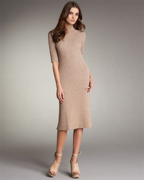 ribbed sweater dress