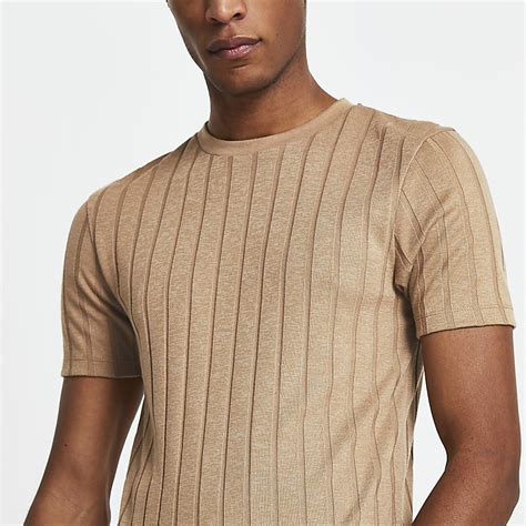 ribbed t shirt men