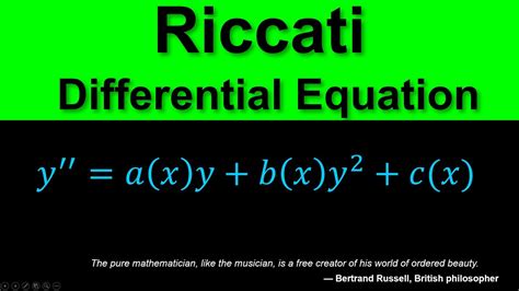 riccati differential equations by reid Reader