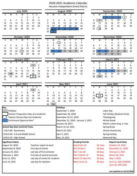 rice academic schedule