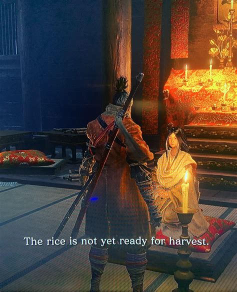 rice not ready for harvest sekiro