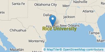 rice university location map