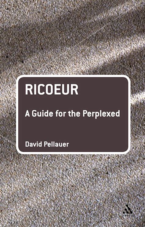 ricoeur a guide for the perplexed Epub