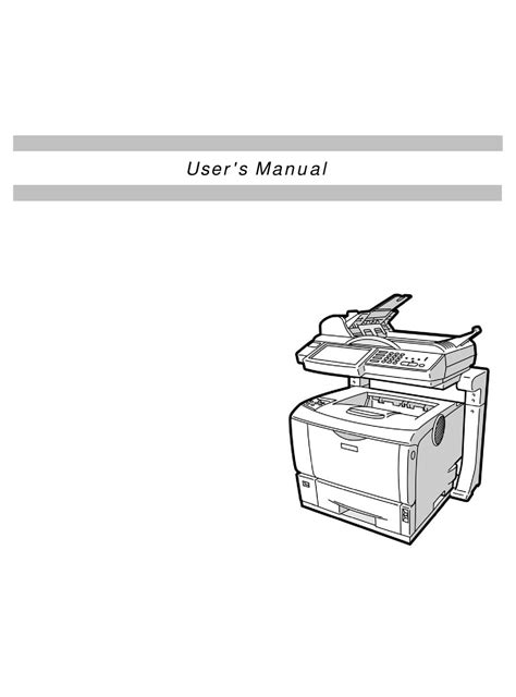 ricoh printers owners manual PDF